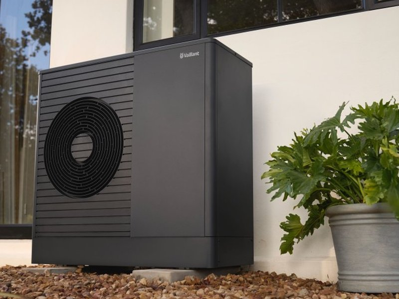 Vaillant aroTHERM plus air source heat pump